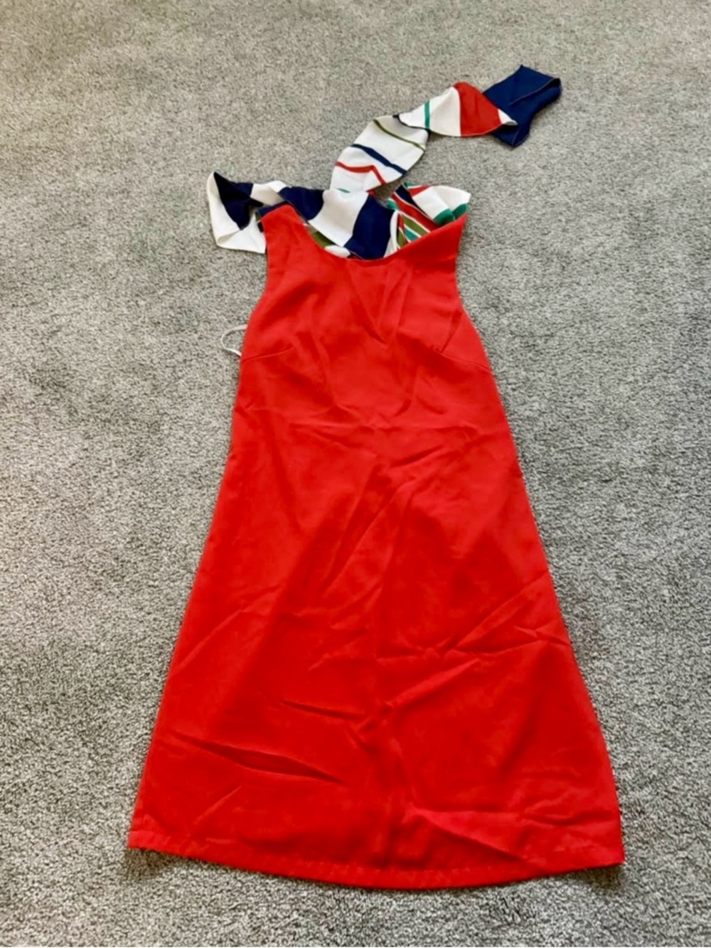 Lulu's Orange Sheath Mini Dress